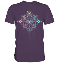 Laden Sie das Bild in den Galerie-Viewer, Mond Pastel Schmetterlinge T-Shirt