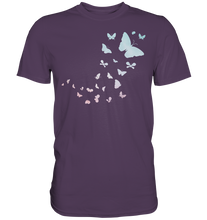 Laden Sie das Bild in den Galerie-Viewer, Frauen Pastel Bunte Schmetterlinge T-Shirt