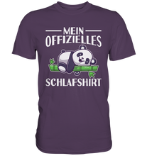 Laden Sie das Bild in den Galerie-Viewer, Offizielles Schlafshirt Nachthemd Schlafanzug Pyjama Panda T-Shirt