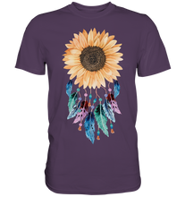 Laden Sie das Bild in den Galerie-Viewer, Traumfänger Sonnenblumen T-Shirt Gärtner Geschenk Garten