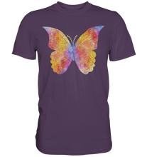 Laden Sie das Bild in den Galerie-Viewer, Farbenfroher Schmetterling T-Shirt