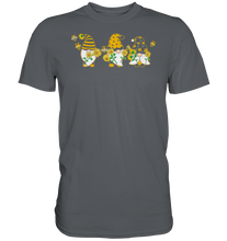 Laden Sie das Bild in den Galerie-Viewer, Gartenzwerge Sonnenblumen T-Shirt Garten Motiv Gärtner Geschenk