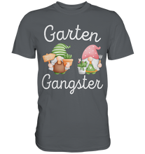Laden Sie das Bild in den Galerie-Viewer, Kaktus Gartenzwerge Garten Gangster Gärtner T-Shirt - Premium Shirt
