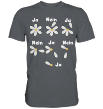 Laden Sie das Bild in den Galerie-Viewer, Gänseblümchen Shirt Ja Nein Spiel Garten Motiv Gärtner