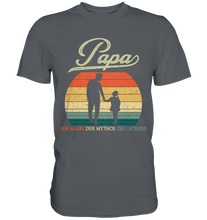 Laden Sie das Bild in den Galerie-Viewer, Papa Tochter Vater Geschenk Vatertag T-Shirt