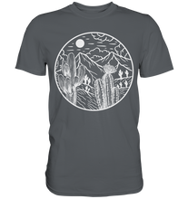 Laden Sie das Bild in den Galerie-Viewer, Kaktus Landschaft Sukkulenten Wüste T-Shirt