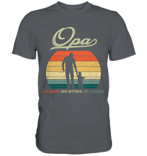 Laden Sie das Bild in den Galerie-Viewer, Opa Enkel Großvater Enkelkind Geschenk Vatertag T-Shirt