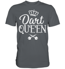 Laden Sie das Bild in den Galerie-Viewer, Dart Queen Frau Dartspielerin Darts T-Shirt
