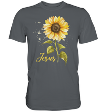 Laden Sie das Bild in den Galerie-Viewer, Jesus Sonnenblumen T-Shirt Christlicher Gärtner Geschenk Garten