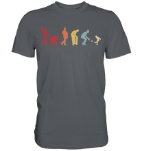 Laden Sie das Bild in den Galerie-Viewer, Fußball Papa Sohn Evolution Vatertag Geschenk Vater T-Shirt