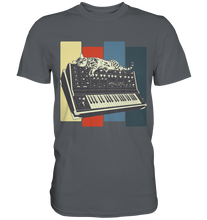 Laden Sie das Bild in den Galerie-Viewer, Modular Synthesizer Keyboard Vintage Analog Katze T-Shirt