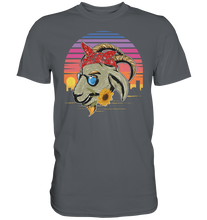 Laden Sie das Bild in den Galerie-Viewer, Ziege Sonnenblumen T-Shirt Gärtner Geschenk Garten