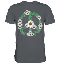 Laden Sie das Bild in den Galerie-Viewer, Peace Gänseblümchen Shirt Gärtner Motiv