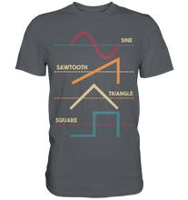Laden Sie das Bild in den Galerie-Viewer, Modularer Synthesizer Analog Wellenform T-Shirt