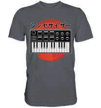 Laden Sie das Bild in den Galerie-Viewer, Modular Synthesizer Japanische Kalligrafie Analog T-Shirt