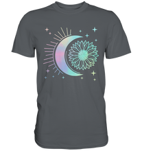 Laden Sie das Bild in den Galerie-Viewer, Pastel Goth Mond Sonnenblumen T-Shirt Gärtner Geschenk
