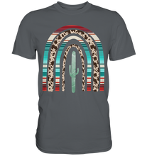 Laden Sie das Bild in den Galerie-Viewer, Texas Kaktus Regenbogen T-Shirt