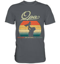 Laden Sie das Bild in den Galerie-Viewer, Opa Enkel Enkelkind Vatertag Geschenk T-Shirt