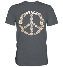 Laden Sie das Bild in den Galerie-Viewer, Peace Gänseblümchen Shirt Garten Gänseblumen Gärtner Motiv
