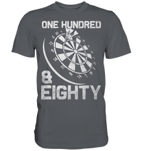 Laden Sie das Bild in den Galerie-Viewer, Darts 180 Triple 20 Dartscheibe einhundertachtzig T-Shirt