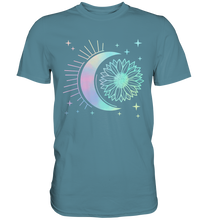 Laden Sie das Bild in den Galerie-Viewer, Pastel Goth Mond Sonnenblumen T-Shirt Gärtner Geschenk