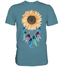 Laden Sie das Bild in den Galerie-Viewer, Traumfänger Sonnenblumen T-Shirt Gärtner Geschenk Garten