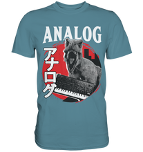 Laden Sie das Bild in den Galerie-Viewer, Synthesizer Japan Trex Modular Analog Dinosaurier T-Shirt
