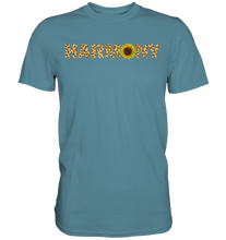 Laden Sie das Bild in den Galerie-Viewer, Harmony Sonnenblumen T-Shirt Harmonie Garten Motiv Gärtner Geschenk
