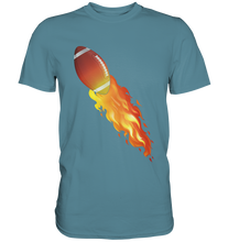 Laden Sie das Bild in den Galerie-Viewer, American Football Flammen T-Shirt