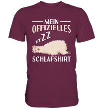 Laden Sie das Bild in den Galerie-Viewer, Offizielles Schlafshirt Nachthemd Schlafanzug Pyjama Alpaka Lama T-Shirt
