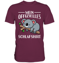 Laden Sie das Bild in den Galerie-Viewer, Offizielles Schlafshirt Nachthemd Schlafanzug Pyjama Koala T-Shirt