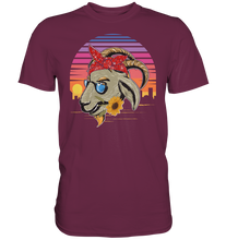 Laden Sie das Bild in den Galerie-Viewer, Ziege Sonnenblumen T-Shirt Gärtner Geschenk Garten
