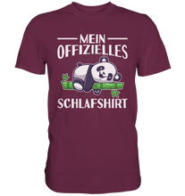 Laden Sie das Bild in den Galerie-Viewer, Offizielles Schlafshirt Nachthemd Schlafanzug Pyjama Panda T-Shirt