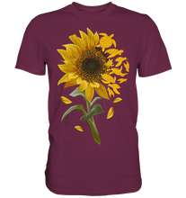 Laden Sie das Bild in den Galerie-Viewer, Schildkröten Sonnenblumen T-Shirt Garten Motiv Gärtner Geschenk