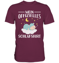 Laden Sie das Bild in den Galerie-Viewer, Offizielles Schlafshirt Nachthemd Schlafanzug Pyjama Nilpferd T-Shirt
