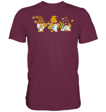 Laden Sie das Bild in den Galerie-Viewer, Gartenzwerge Sonnenblumen T-Shirt Garten Motiv Gärtner Geschenk