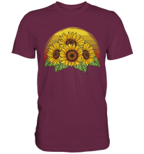 Laden Sie das Bild in den Galerie-Viewer, Retro Sonnenblumen T-Shirt Gärtner Geschenk