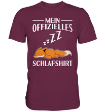 Laden Sie das Bild in den Galerie-Viewer, Offizielles Schlafshirt Nachthemd Schlafanzug Pyjama Fuchs T-Shirt