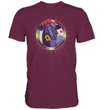 Laden Sie das Bild in den Galerie-Viewer, Kuh Sonnenblume T-Shirt Lustiges Bauernhof Garten Geschenk Gärtner