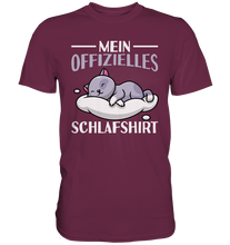 Laden Sie das Bild in den Galerie-Viewer, Offizielles Schlafshirt Nachthemd Schlafanzug Pyjama Schlafen Katze T-Shirt