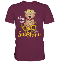 Laden Sie das Bild in den Galerie-Viewer, Katzenliebhaber Sonnenblumen Shirt Gärtner Katzen Geschenk Garten