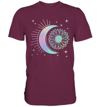 Laden Sie das Bild in den Galerie-Viewer, Pastel Goth Mond Sonnenblumen T-Shirt Gärtner Geschenk