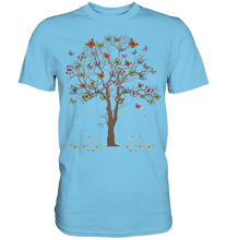 Laden Sie das Bild in den Galerie-Viewer, Frauen Schmetterling Baum T-Shirt