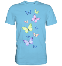 Laden Sie das Bild in den Galerie-Viewer, Bunte Schmetterlinge T-Shirt Schmetterling
