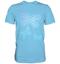 Laden Sie das Bild in den Galerie-Viewer, Blumen Frauen Schmetterling T-Shirt