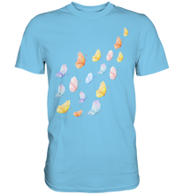 Laden Sie das Bild in den Galerie-Viewer, Frauen Pastel Schmetterlinge T-Shirt