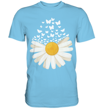 Laden Sie das Bild in den Galerie-Viewer, Gänseblume Schmetterlinge T-Shirt