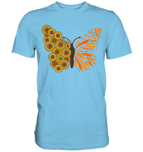 Laden Sie das Bild in den Galerie-Viewer, Sonnenblumen Schmetterling T-Shirt