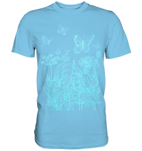 Laden Sie das Bild in den Galerie-Viewer, Natur Wiese Schmetterling T-Shirt