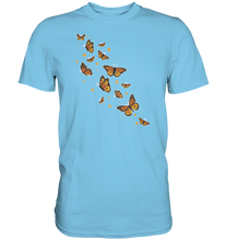 Laden Sie das Bild in den Galerie-Viewer, Frauen Monarch Schmetterling T-Shirt